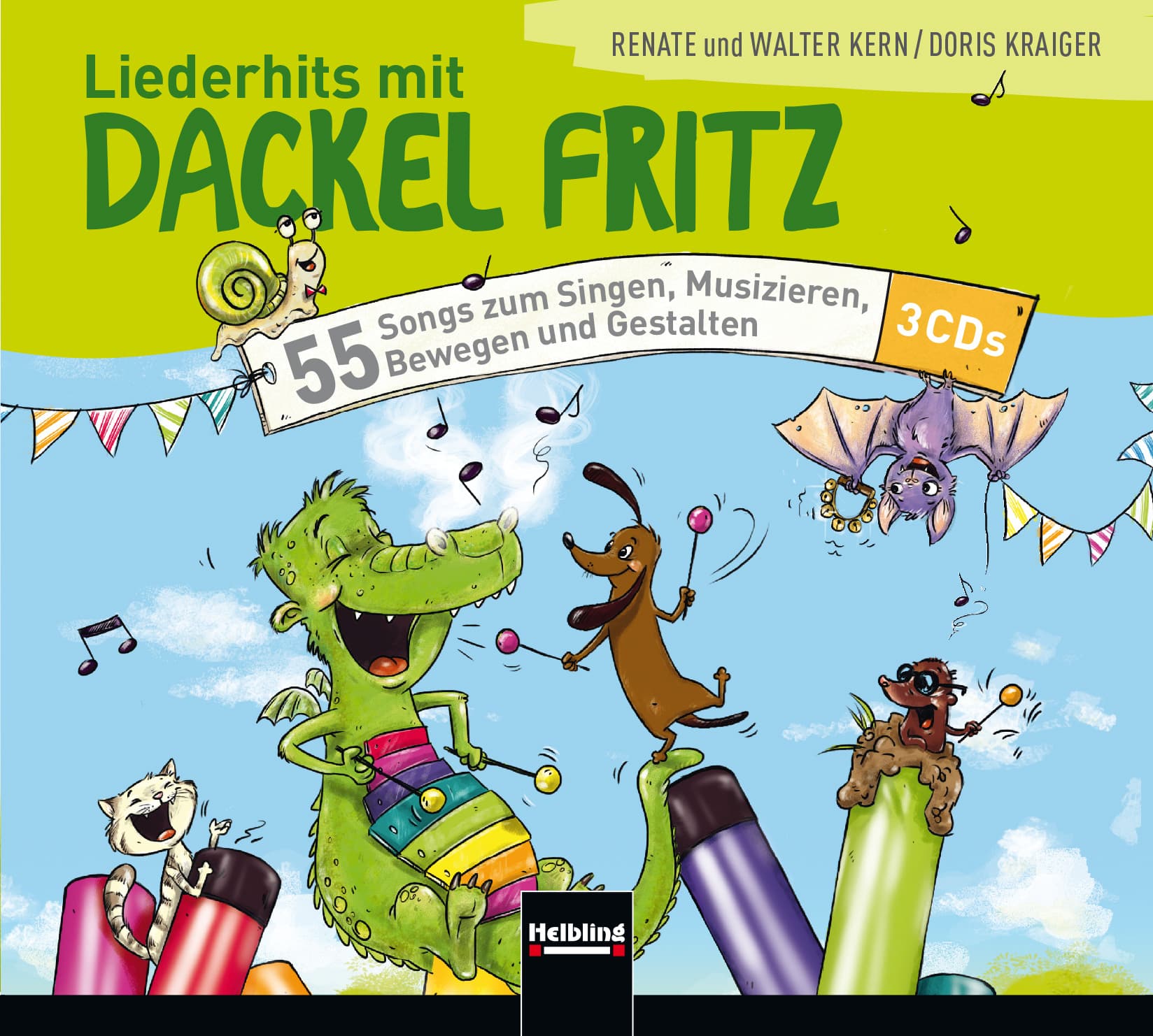 CD mit Musik für Kinder von Renate, Walter Kern und Doris Kraiger
