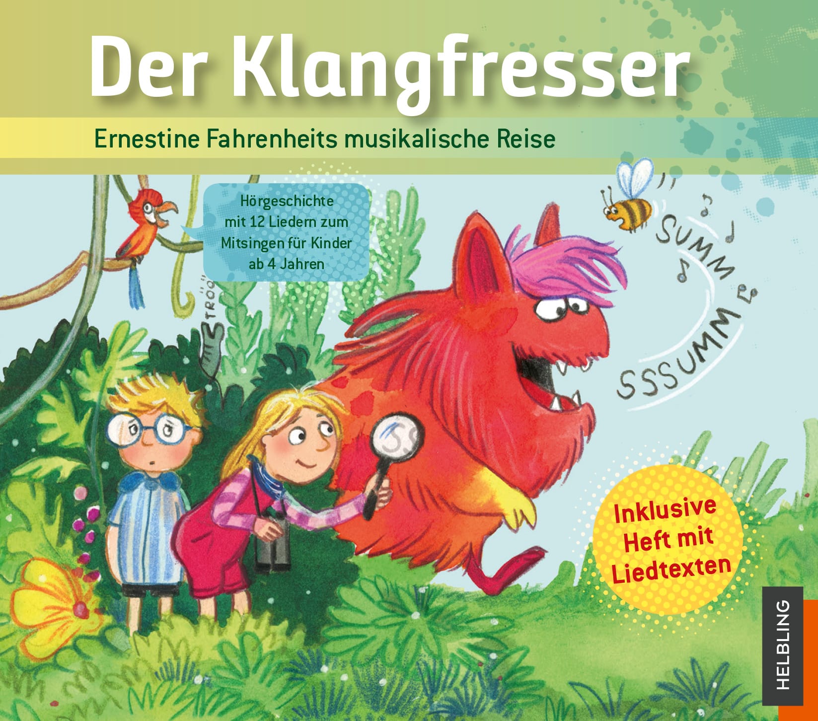 CD mit Ernestine Fahrenheits musikalische Reise in Der Klangfresser