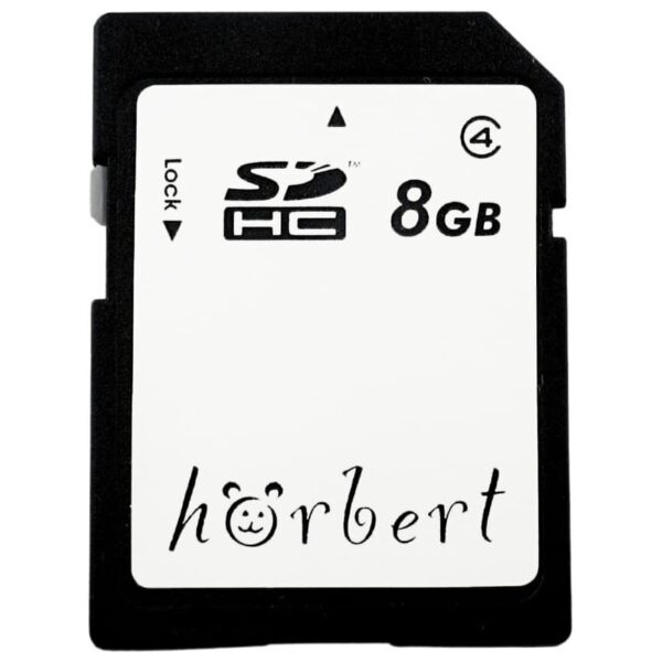 leere 8GB SDHC Speicherkarte für hörbert
