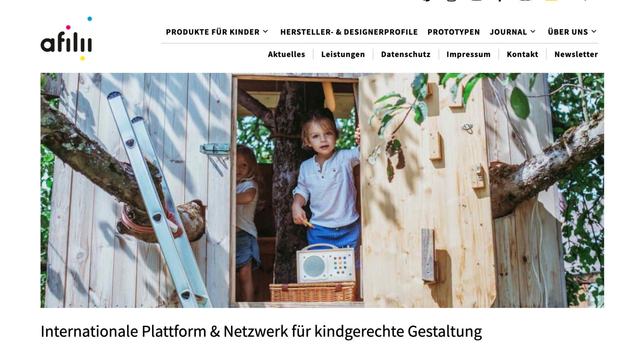 hörbert at afilii. The child-friendly platform for creativity and imagination